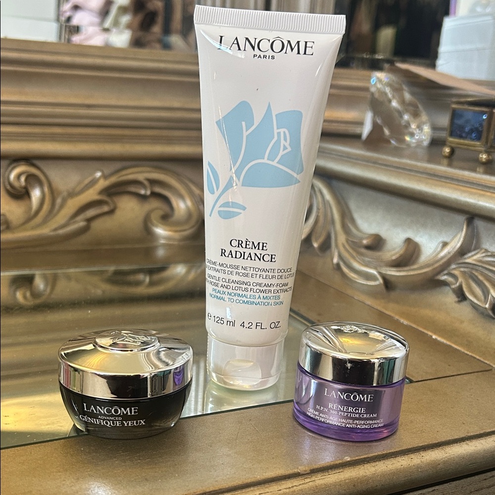 Lancôme Skincare Bundle (New) - Rénergie Peptide, Cream Radiance, Génifique Eye
